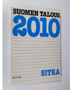 käytetty kirja Suomen talous 2010
