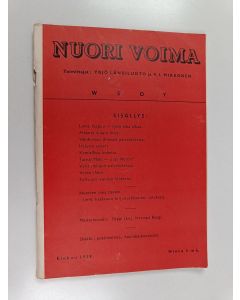 käytetty teos Nuori voima elokuu 1939