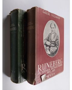 Kirjailijan Lauri Viljanen käytetty kirja Runeberg ja hänen runoutensa 1-2