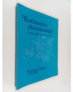 käytetty kirja Kotimaisia yksinlauluja 1