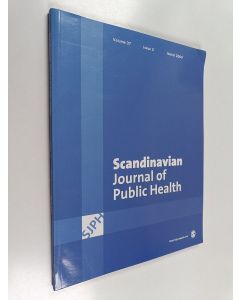 käytetty kirja Scandinavian journal of public health volume 37 : 3/2009