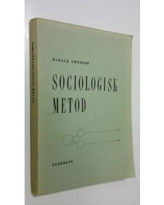 Kirjailijan Harald Swedner käytetty kirja Sociologisk metod
