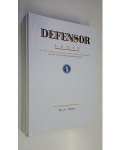 käytetty kirja Defensor legis vuosikerta 2016 (6 lehteä)