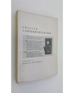 Kirjailijan Geoffrey Chaucer käytetty kirja Fyra Canterburysägner (lukematon)