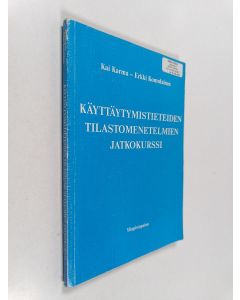 Kirjailijan Kai Karma & Erkki Komulainen käytetty kirja Käyttäytymistieteiden tilastomenetelmien jatkokurssi