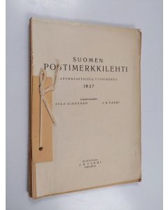 käytetty teos Suomen postimerkkilehti 1937 : kahdeksastoista vuosikerta