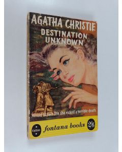 Kirjailijan Agatha Christie käytetty kirja Destination unknown