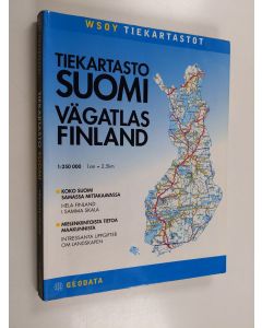 käytetty kirja Tiekartasto Suomi 1:250 000 = Vägatlas Finland