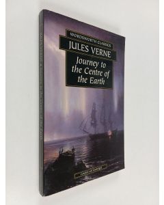 Kirjailijan Jules Verne käytetty kirja Journey to the centre of the earth