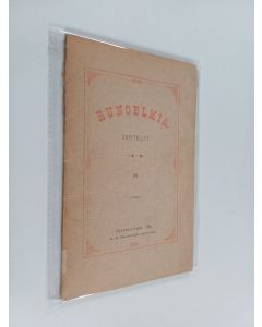 Kirjailijan Frans Ferninand Brummer käytetty kirja Runoelmia II