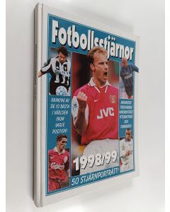 Kirjailijan Oyvind Johanssen käytetty kirja Fotbollsstjärnor - 1998/99