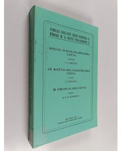 käytetty kirja Koltan- ja kuolanlappalaisia satuja