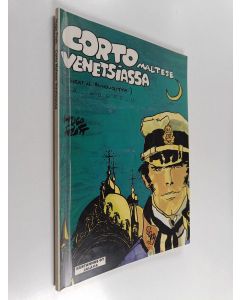 Kirjailijan Hugo Pratt käytetty kirja Corto Maltese Venetsiassa