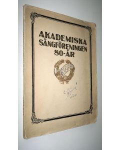 käytetty kirja Akademiska sångföreningen 80 år