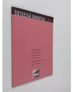 käytetty kirja Tieteessä tapahtuu 1/2014