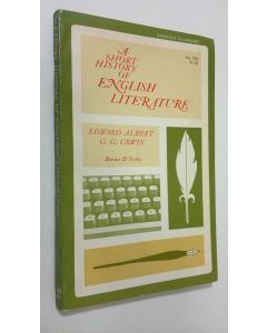 Kirjailijan Edward Albert G. G. Urwin käytetty kirja A Short History of English Literature