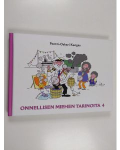 Kirjailijan Pentti-Oskari Kangas käytetty kirja Onnellisen miehen tarinoita 4