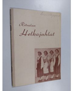 käytetty teos Ritvalan helkajuhlat