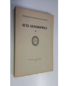 käytetty kirja Acta geographica 4 (lukematon)