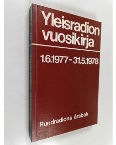 käytetty kirja Yleisradion vuosikirja  1977-78