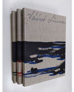 Kirjailijan Väinö Linna käytetty kirja Täällä Pohjantähden alla 1-3 (kuvitettu laitos)