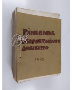 käytetty teos Finlands författningssamling för år 1973