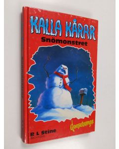 Kirjailijan R. L. Stine käytetty kirja Snömonstret