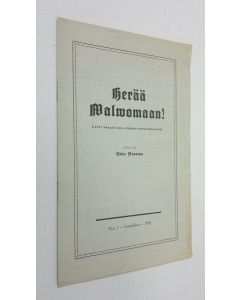 käytetty teos Herää valvomaan! N:o 1 1939