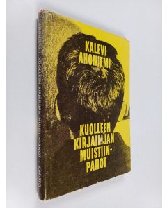Kirjailijan Kalevi Ahoniemi käytetty kirja Kuolleen kirjailijan muistiinpanoja