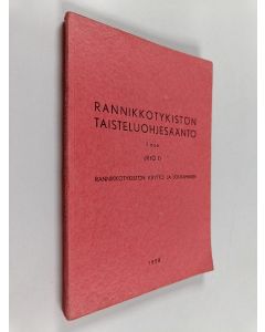 käytetty kirja Rannikkotykistön taisteluohjesääntö : I osa. (RtO I) : Rannikkotykistön käyttö ja johtaminen