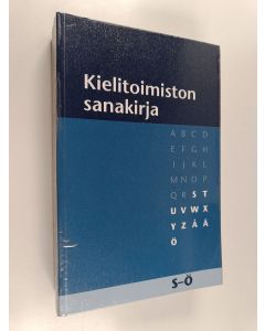 käytetty kirja Kielitoimiston sanakirja 3. osa : S-Ö