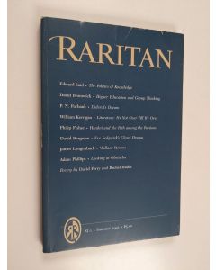 käytetty kirja Raritan : Summer 1991 : Volume XI, Number 1