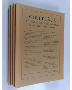 käytetty kirja Virittäjä vuosikerta 1991 (nrot 1-4)