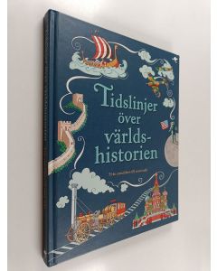 Kirjailijan Jane Chisholm käytetty kirja Tidslinjer över världshistorien från stenåldern till 2000-talet