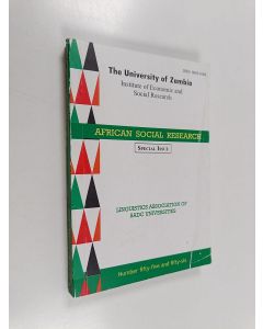 Kirjailijan Mubiana Macwan käytetty kirja African Social Research