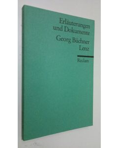 Kirjailijan Gerhard Schaub käytetty kirja Georg Buchner - Lenz