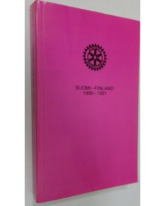 käytetty kirja Rotary matrikkeli : piirit 139, 140, 141, 142, 143 (kannessa Suomi - Finland 1990-1991)