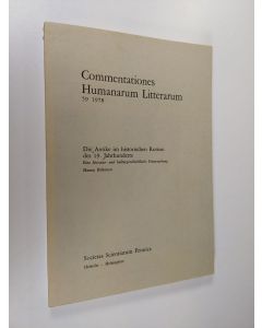 käytetty kirja Commentationes Humanarum Litterarum 59