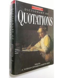 Tekijän A. Norman Jeffares  käytetty kirja Collins Dictionary of Quotations