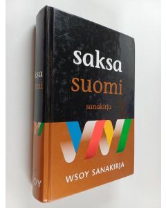 Kirjailijan Aino Kärnä käytetty kirja Saksa-suomi-sanakirja = Wörterbuch Deutsch-Finnisch