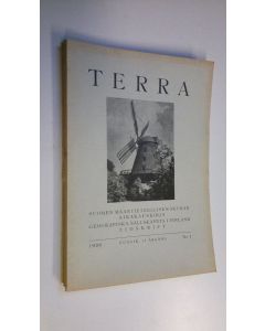 käytetty kirja Terra 1939 n:o 1-4 : Suomen maantieteellisen seuran aikakauskirja