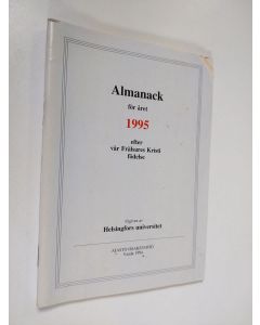 käytetty teos Almanack för året 1995 efter vår Frälsares Kristi födelse