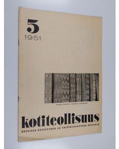 käytetty teos Kotiteollisuus 5/1951