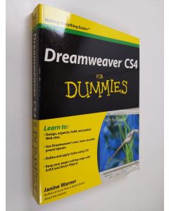 Kirjailijan Janine Warner käytetty kirja Dreamweaver CS4 For Dummies