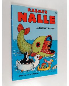 Kirjailijan Carla Hansen käytetty teos Rasmus Nalle ja kummat kaverit