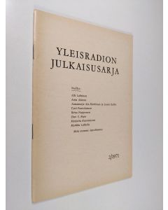 Kirjailijan Raimo Wikstedt käytetty teos Yleisradion julkaisusarja 2/1971 : Mitä teemme lapsillemme