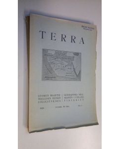 käytetty kirja Terra 1926 n:o 1-4 : Suomen maantieteellisen seuran aikakauskirja