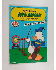 Kirjailijan Walt Disney käytetty kirja Aku Ankan napakymppi
