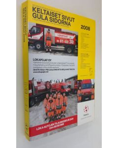 käytetty kirja Helsingin Seudun Puheliluettelon Keltaiset sivut 2008 = Gula sidorna för Telefonkatalogen för Helsingforsregionen 2008