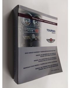 käytetty kirja Touring models : 2003 Harley-Davidson international owner's manual